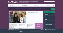 Desktop Screenshot of lianza.org.nz
